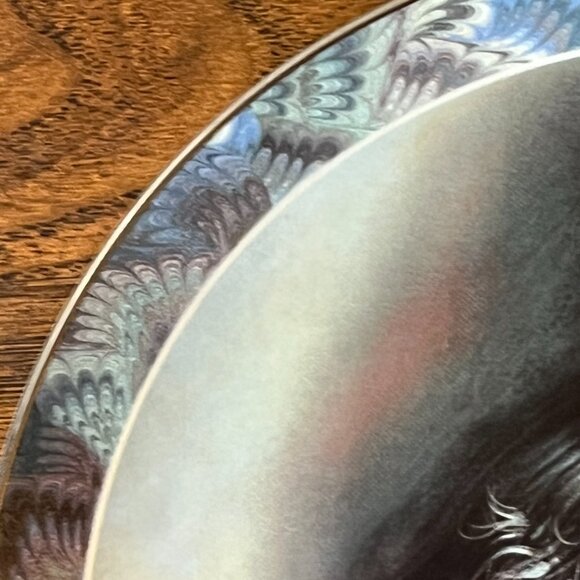 Lee Bogle Warm Interlude Plate #8 in Soul Mates Collection Native American 1995 - Picture 6 of 9